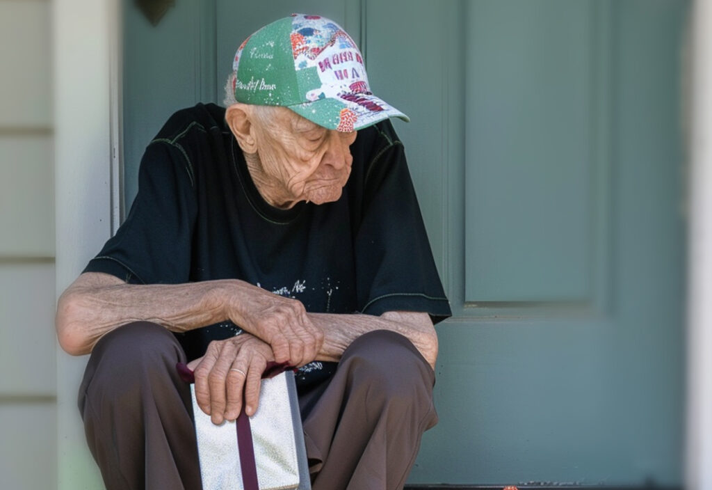 Lonely Old Man Invites Family to Celebrate His 93rd Birthday, but Only a Stranger Shows Up