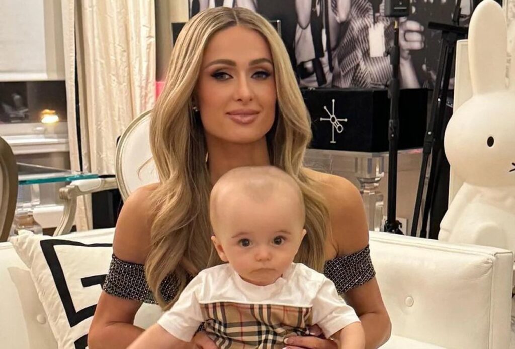 Paris Hilton lashes out at mean online comments about son’s head: “He just has a large brain”