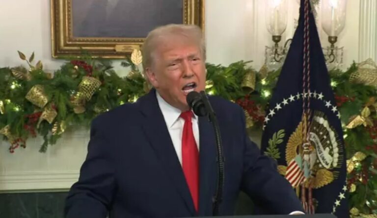 Donald Trump promises Christmas cash gift to millions of Americans in rambling speech that vows to ‘fix Biden’s mess’