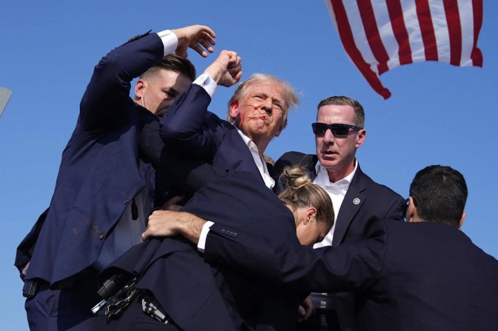 BREAKING: AP is reporting that the shooter is dead and an attendee of the rally has died.