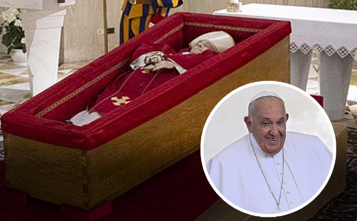 Pope Francis revealed why ‘death is not the end’ just two months before he passed away: Vatican releases pontiff’s thoughts on the afterlife as he lies in state