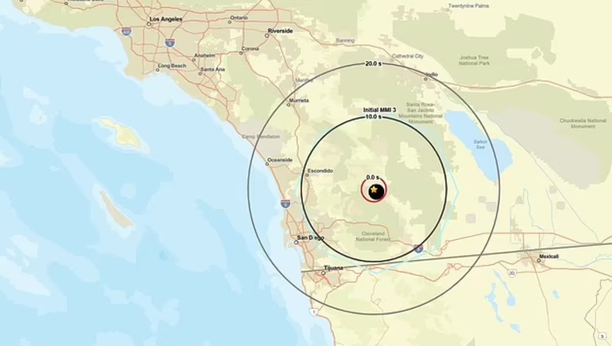 San Diego rocked by monster earthquake