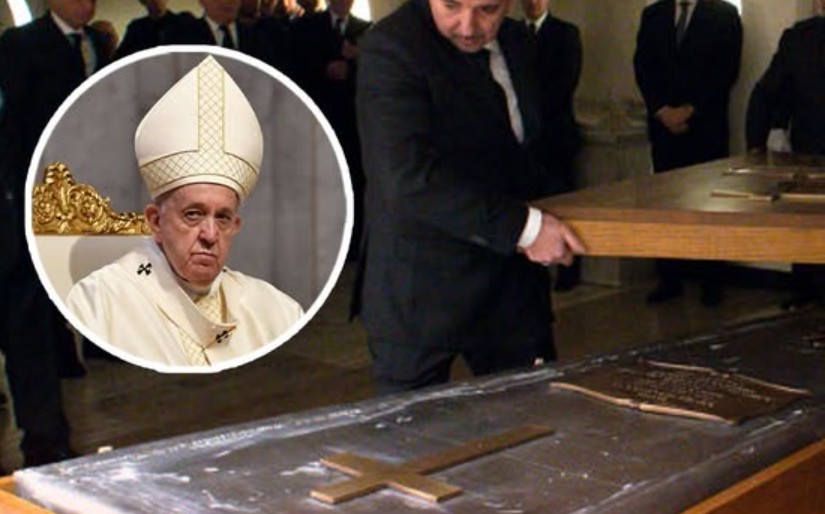 Touching reason why Pope Francis’ coffin will be lined with zinc