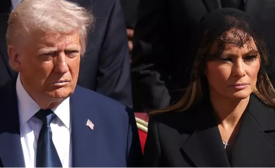 Donald Trump branded ‘disgrace’ as everyone points out same thing during Pope Francis’ funeral