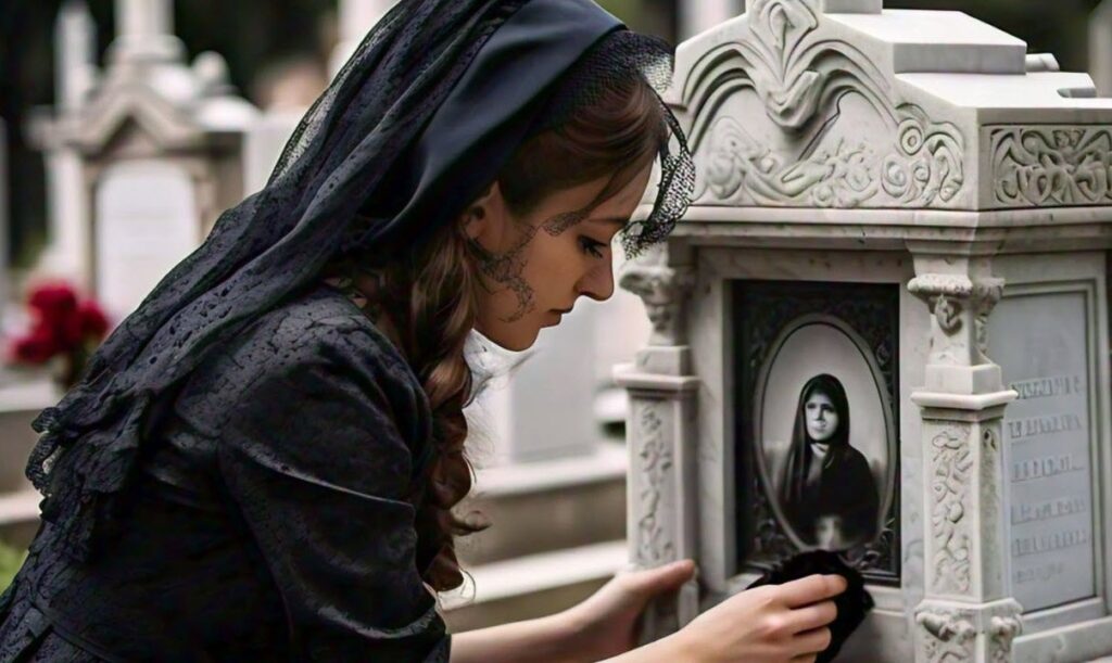 Grandma Asked Her To Clean Her Tombstone Photo But She Was In For The Biggest Surprise