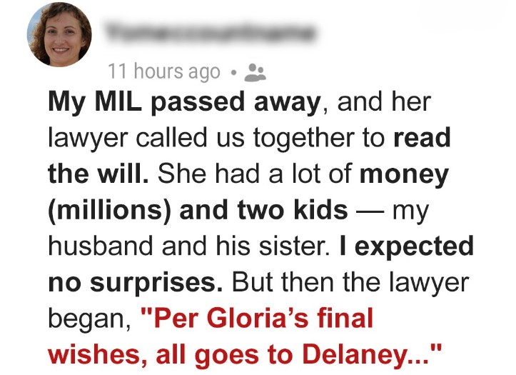 My MIL Left Me Everything Instead of Her Own Children, But My Inheritance Came With a Trap