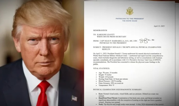 Trump’s Latest Physical Exam Turns Heads After Small Detail Confirms What We’ve All Been Thinking