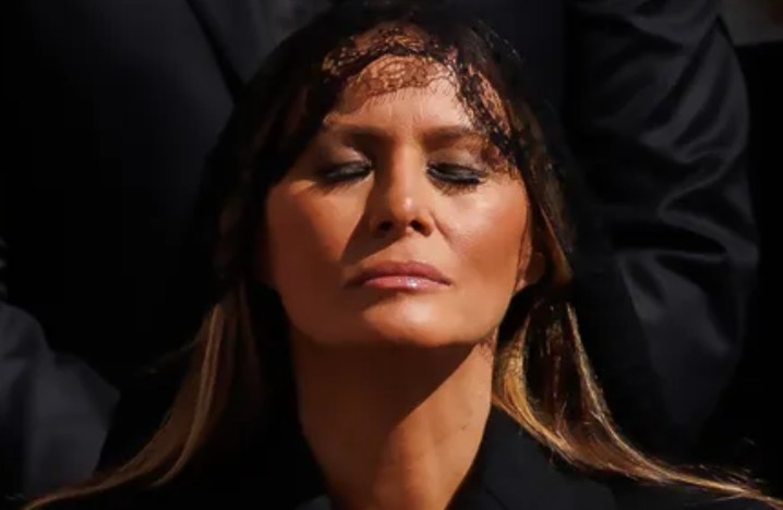 Melania Trump’s Appearance At Pope Francis’ Funeral Sparks Debate Over Her Attire