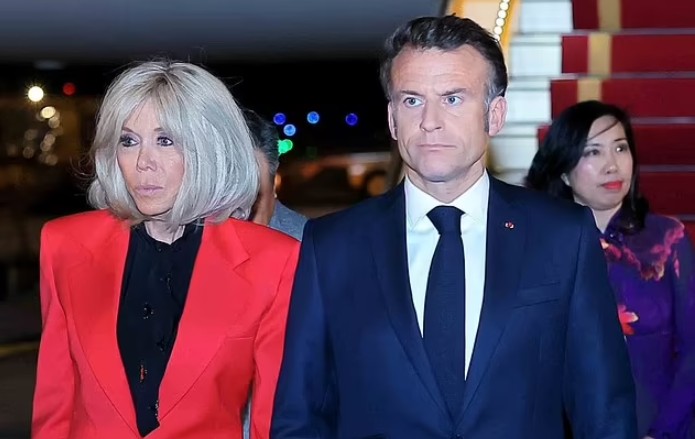 The gay rumours and whispers of compromising pictures plaguing Macron’s marriage: After the slap, truth about relationship with his MUCH older wife Brigitte revealed