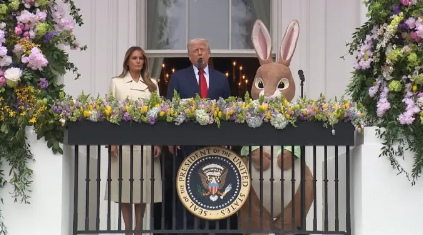 Photos Of Melania Trump At Easter Egg Roll Turn Heads After People Spot Small Detail
