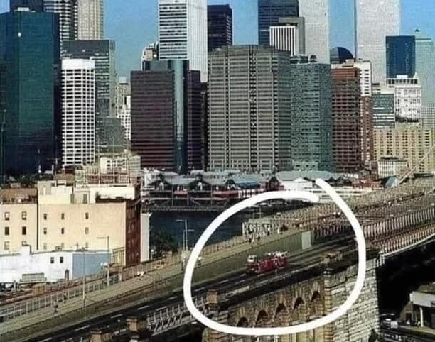 This photo was forgotten for years. Until someone zoomed in on the bridge…