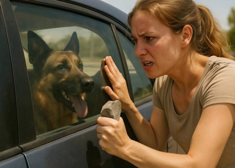 A man locked his dog in a car during extreme heat: to save the animal, I smashed the window — and then something completely unexpected happened