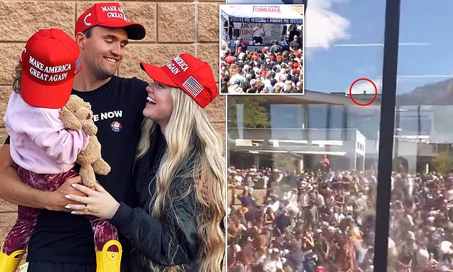 Video captures figure lying in wait and then fleeing rooftop after Charlie Kirk shooting as local police under fire for security blunders