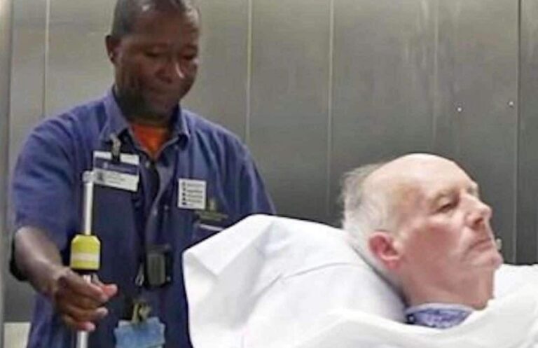 Worker told to take patient to room, only for gripping camera footage to cause a stir afterwards