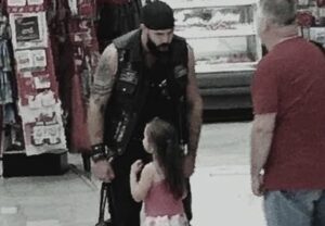 Mute Girl Ran To Scary Biker At Walmart Because She Knew His Secret