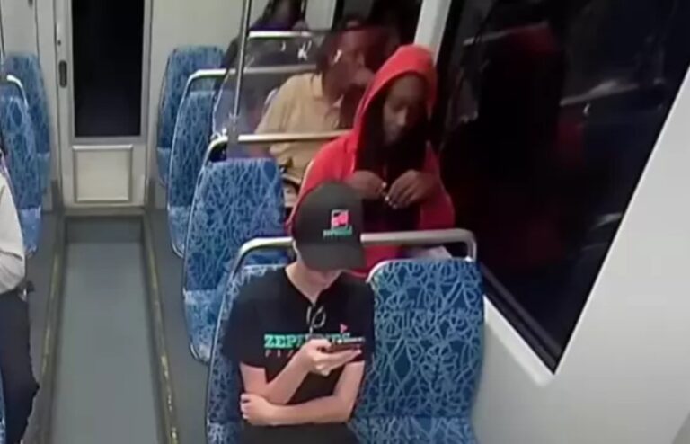 Family of Ukrainian refugee speaks out after she was stabbed in random attack on train in chilling footage