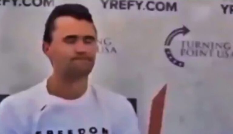 New Slow Motion Video Appears To Show Bullet Ricocheting Off Charlie Kirk’s Bulletproof Vest & Into His Neck