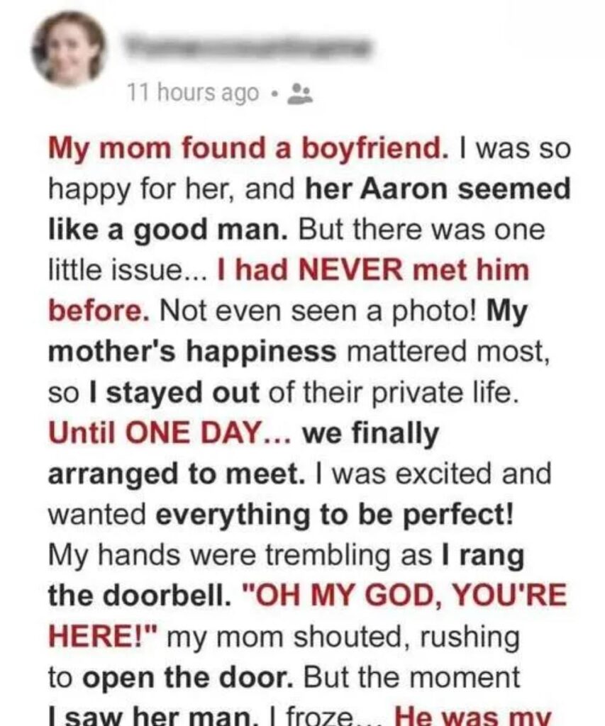 At 45, My Mom Found a New Man, But As I Learned the Truth, Everything