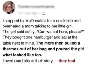 A Happy Meal and a Heart Full of Sorrow