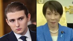 Japan PM Makes Bold Two-Word Comment About Barron In Front Of Donald Trump