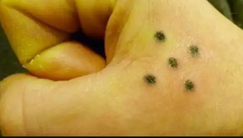 Dark meaning behind five dot tattoo if you ever see it on person’s hand