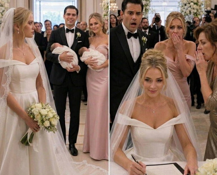 On my wedding day, my husband and my adopted stepsister proudly held their newborn twins and announced it to me.