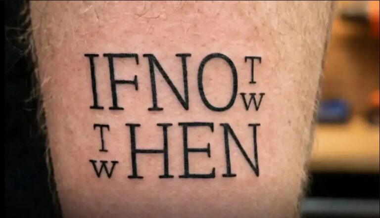 Man’s Tattoo Goes Viral Because Nobody Can Understand What It Actually Says