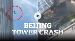 Aircraft crashes into one of the world’s tallest skyscraper – triggering evacuations