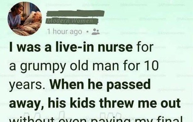 FORGOTTEN NO MORE Why A Millionaire Secretly Hid An Envelope Under His Bed For His Caregiver Of Ten Years