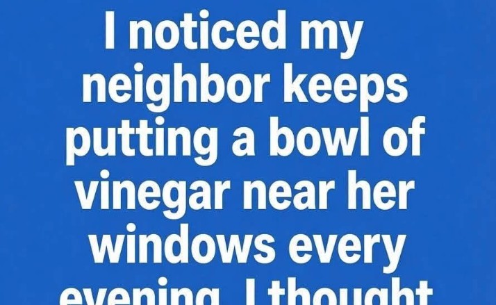 Why People Place Bowls Of Vinegar Near Windows During Warm Summer Months