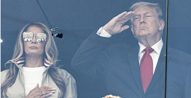 People notice a strange detail in Melania Trump’s FIFA World Cup final appearance