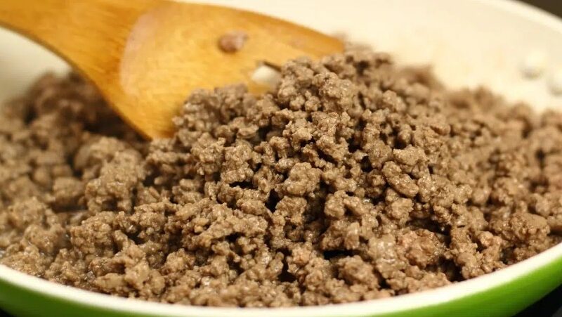 Should You Rinse Ground Beef?