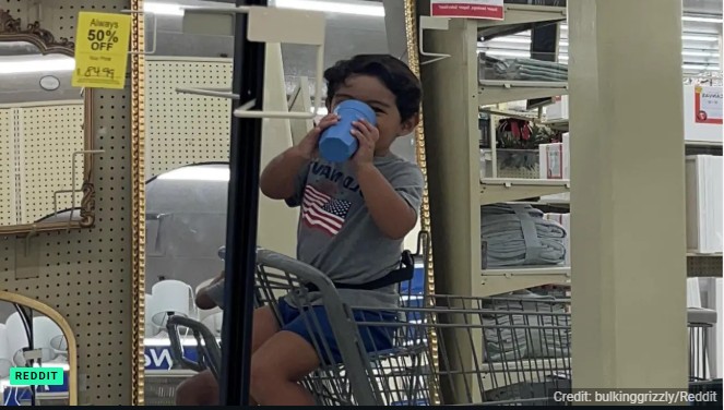 Woman’s Innocent Photo Of Grandson Is Turning People’s Stomachs – Can You See Why?