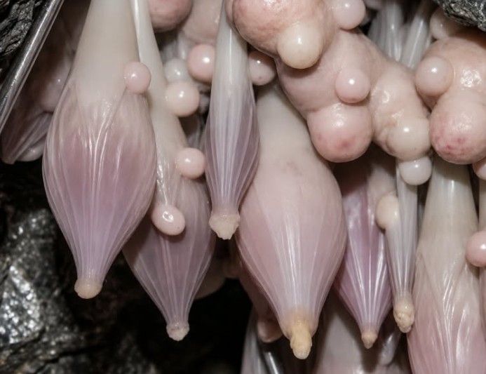 My parents found something pink and strange under the roof. They called for help, and the specialist immediately said that it was…