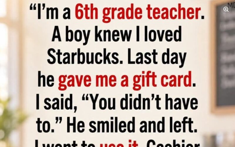 A Sixth Grader Left One Small Envelope on My Desk — Its Real Value Was Revealed Days Later